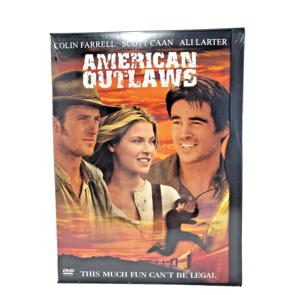 American Outlaws DVD 2001 Sealed Colin Farrell Scott Caan Y2k Western Movie New
